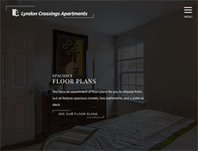 Tablet Screenshot of lyndoncrossingsapartments.com